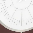 Horloge murale en méthacrylate et cadre en lin Made in Italy - Battito Viadurini