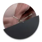 Horloge murale en méthacrylate imprimé coulé vert, fabriquée en Italie - Viridea Viadurini