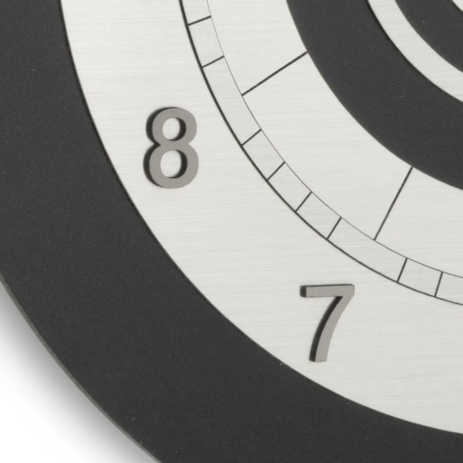 Horloge murale en PVC de différentes nuances de couleurs fabriquée en Italie - Flux Viadurini