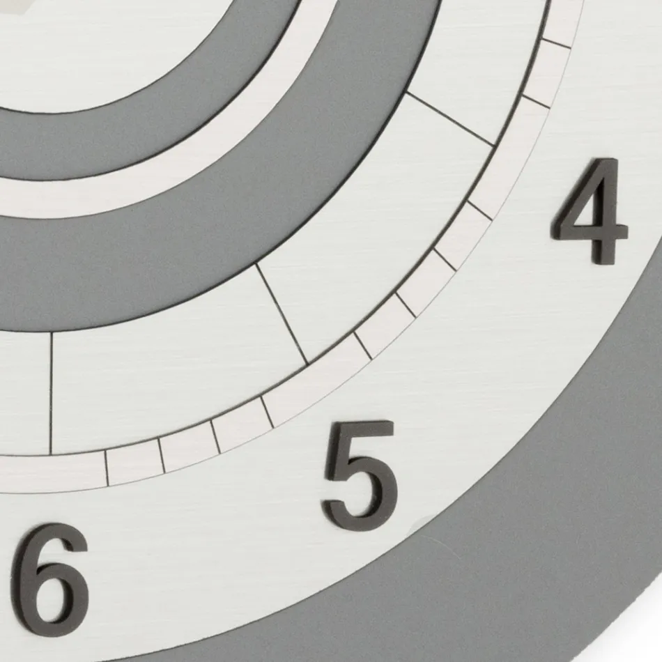 Horloge murale en PVC de différentes nuances de couleurs fabriquée en Italie - Flux Viadurini