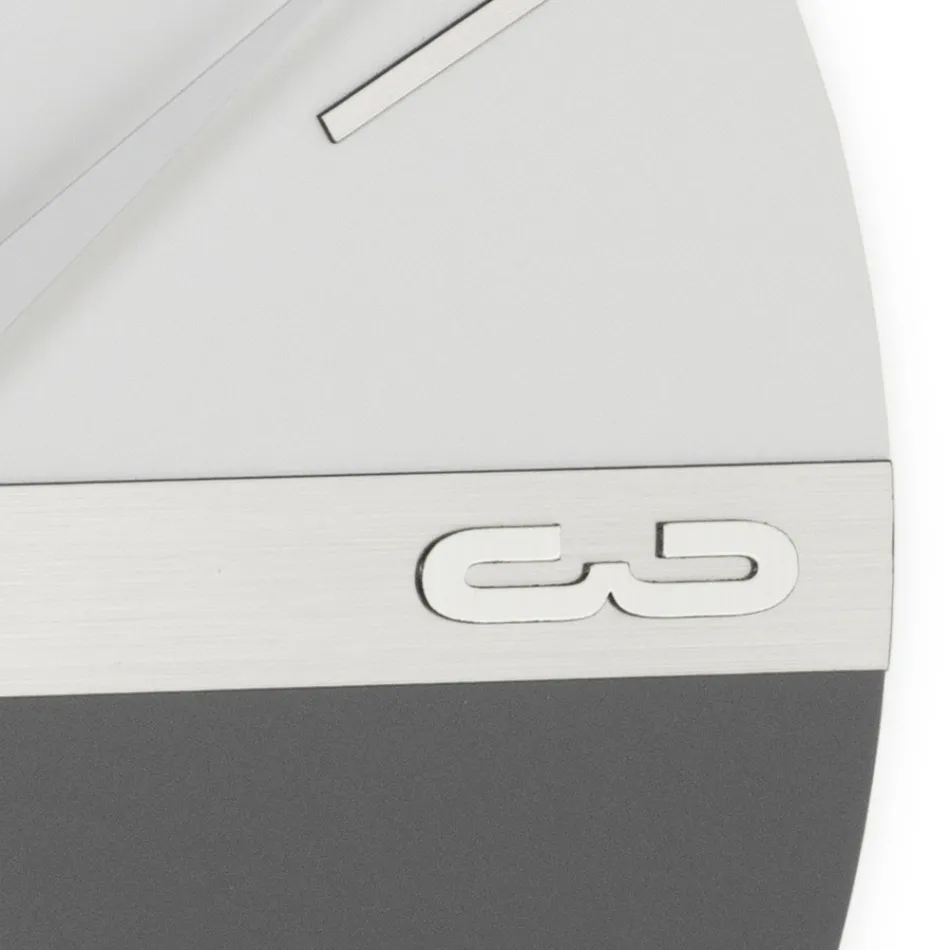 Horloge murale en PVC semi-expansé haute densité Made in Italy - Ritmo Viadurini