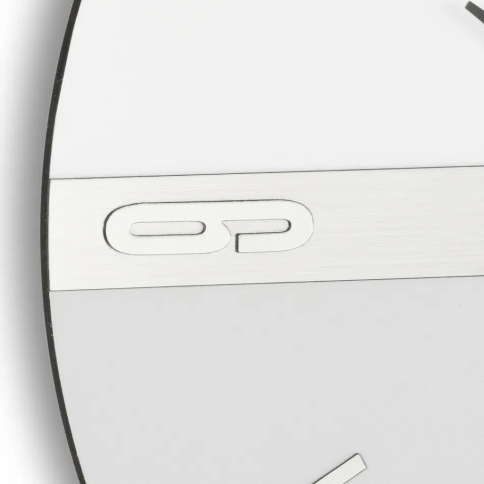 Horloge murale en PVC semi-expansé haute densité Made in Italy - Ritmo Viadurini