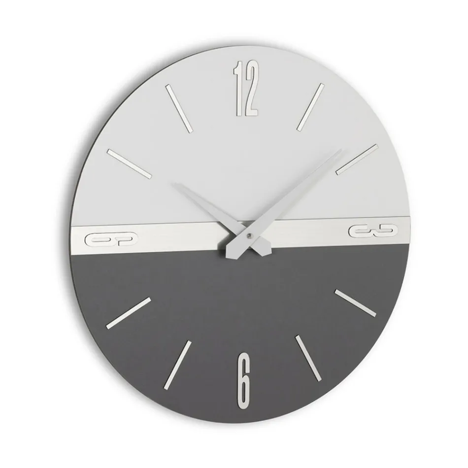 Horloge murale en PVC semi-expansé haute densité Made in Italy - Ritmo Viadurini