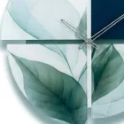 Horloge murale en méthacrylate imprimé à motifs géométriques, fabriquée en Italie - Lumea Viadurini