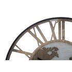 Horloge Murale Ronde Diamètre 60 cm Moderne en Fer et MDF - Arnela Viadurini