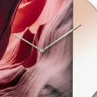 Horloge murale désertique en méthacrylate coulé vert élodée, fabriquée en Italie Viadurini
