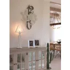 Horloge Murale Design en Fer Coloré Fabriquée en Italie - Fiordaliso Viadurini