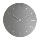 Horloge murale ronde en cristal acrylique coloré - Zaronte Viadurini