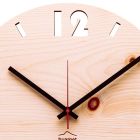 Horloge murale de design moderne en bois de pin cembrot Andrea Viadurini