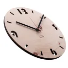 Horloge murale de design moderne en bois de pin cembrot Andrea Viadurini