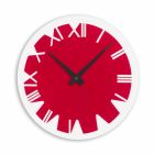Horloge Murale en Plexiglas Noir Rouge Fumé Or ou Argent - Dannunzio Viadurini