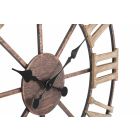 Horloge Murale Moderne Diamètre 71,5 cm en Fer et MDF - Carcans Viadurini