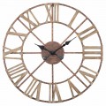 Horloge Murale Moderne Diamètre 71,5 cm en Fer et MDF - Carcans