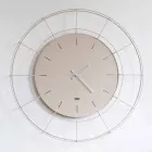 Horloge Murale Moderne en Acier Coloré Fabriquée en Italie - Adalgiso Viadurini