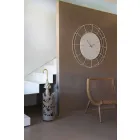 Horloge Murale Moderne en Acier Coloré Fabriquée en Italie - Adalgiso Viadurini