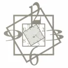 Horloge murale moderne en fer design géométrique Made in Italy - Procida Viadurini