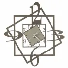 Horloge murale moderne en fer design géométrique Made in Italy - Procida Viadurini