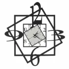 Horloge murale moderne en fer design géométrique Made in Italy - Procida Viadurini