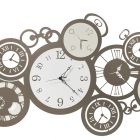 Horloge Murale Horizontale 8 Cadrans Différents Styles et Couleurs - Muvio Viadurini