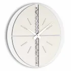 Horloge murale ronde avec support en PVC Made in Italy - Elisio Viadurini