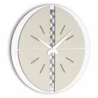Horloge murale ronde avec support en PVC Made in Italy - Elisio Viadurini
