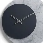 Horloge murale ronde Elara en méthacrylate imprimé, fabriquée en Italie Viadurini