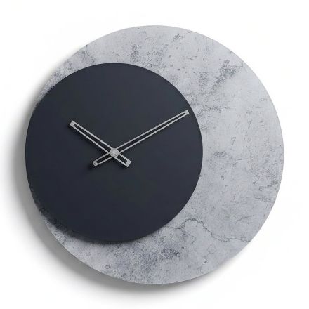Horloge murale ronde Elara en méthacrylate imprimé, fabriquée en Italie Viadurini