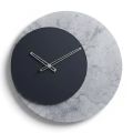 Horloge murale ronde Elara 50 cm en méthacrylate imprimé, fabriquée en Italie