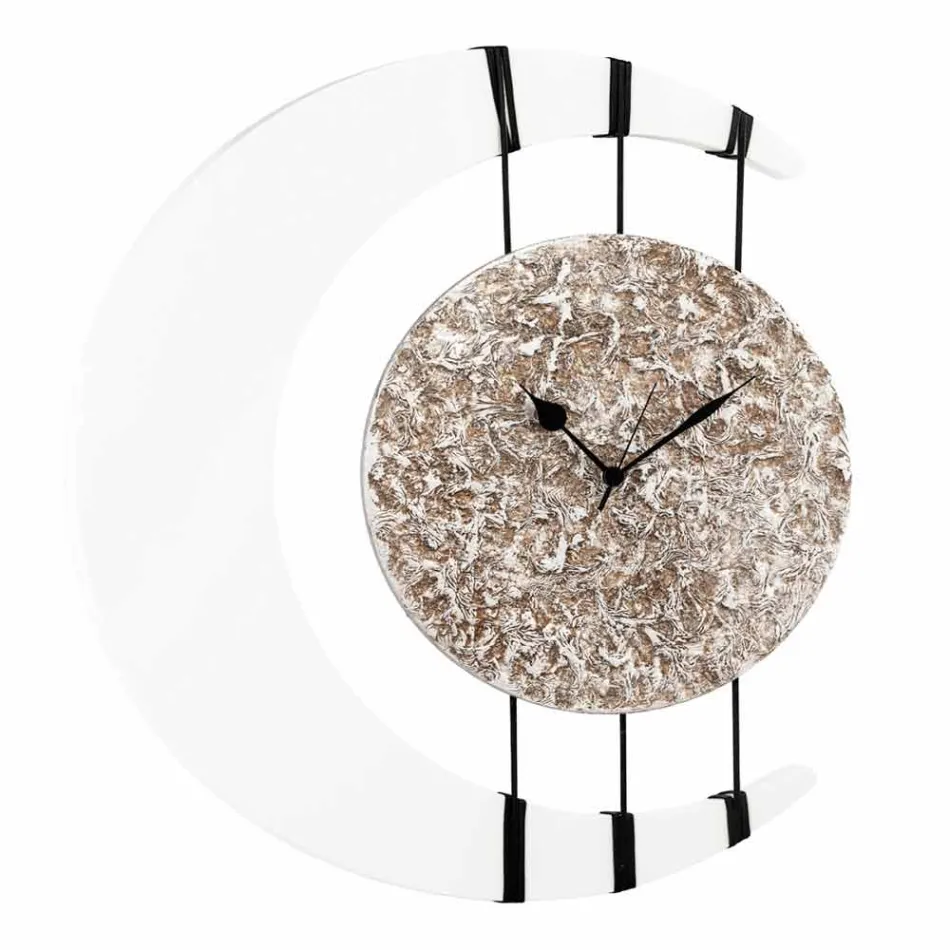Horloge murale suspendue sur des cordes design en Italie Jilly Viadurini