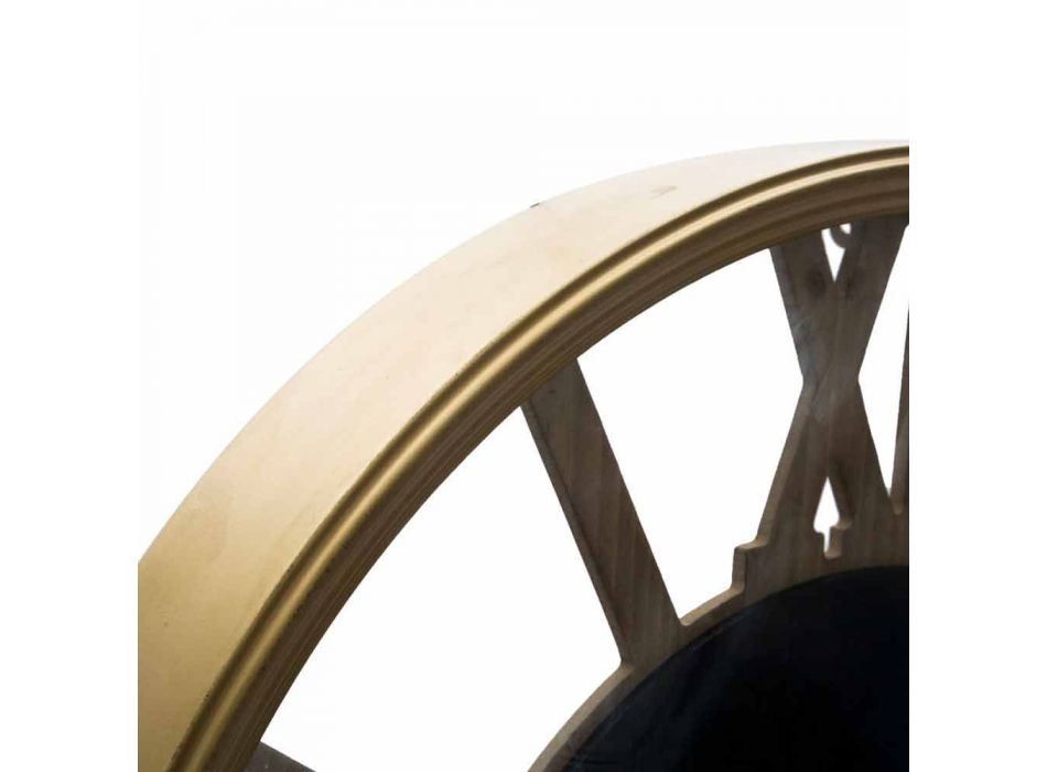 Horloge Murale Ronde Diamètre 60 cm de Design en MDF - Krizia Viadurini