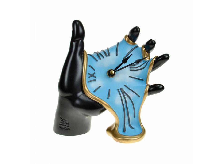 Horloge de table design fait main en résine Made in Italy - Seveso Viadurini