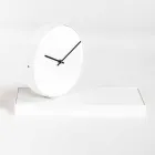Horloge de table pivotante avec miroir en acier Made in Italy - Meritorious Viadurini