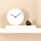 Horloge de table pivotante avec miroir en acier Made in Italy - Meritorious Viadurini