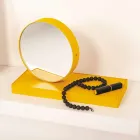 Horloge de table pivotante avec miroir en acier Made in Italy - Meritorious Viadurini