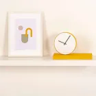 Horloge de table pivotante avec miroir en acier Made in Italy - Meritorious Viadurini