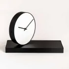 Horloge de table pivotante avec miroir en acier Made in Italy - Meritorious Viadurini