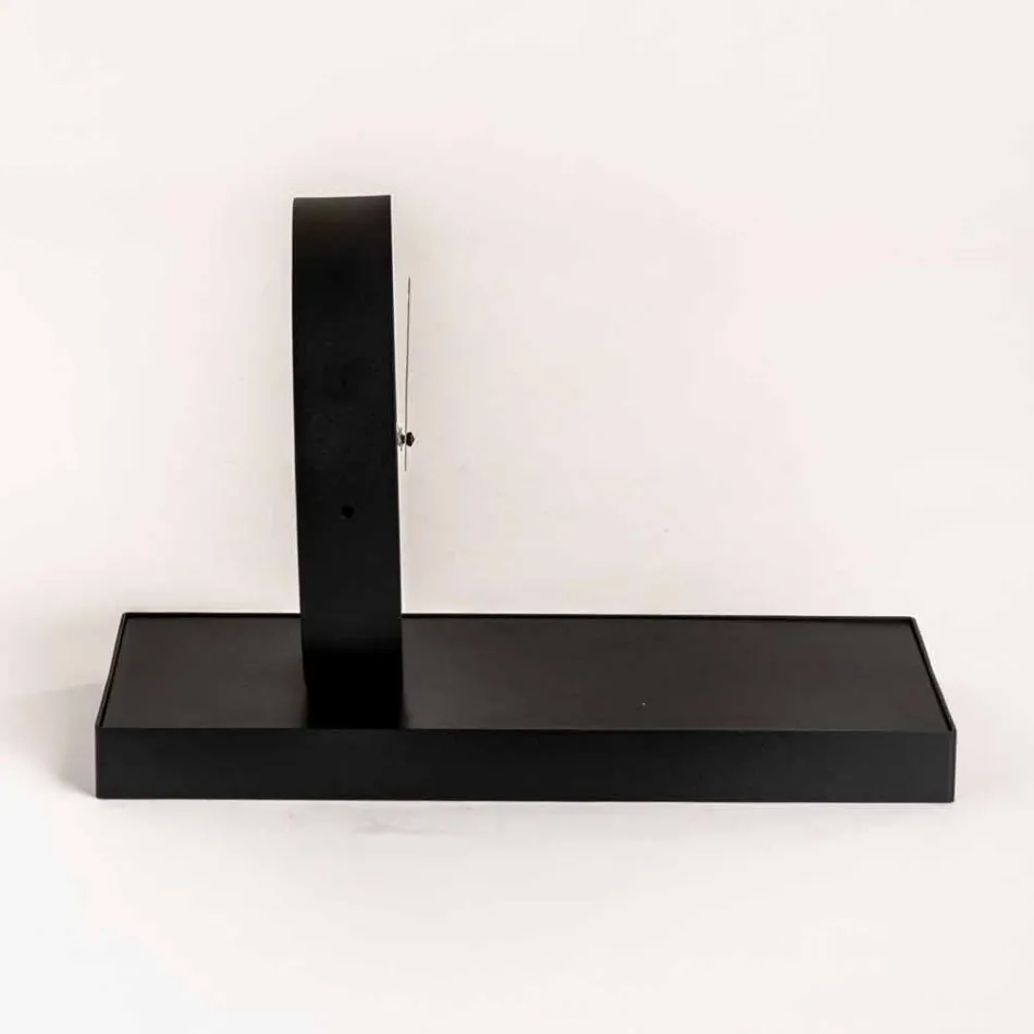 Horloge de table pivotante avec miroir en acier Made in Italy - Meritorious Viadurini