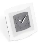 Horloge de table en méthacrylate transparent et bisatinée fabriquée en Italie - Glad Viadurini