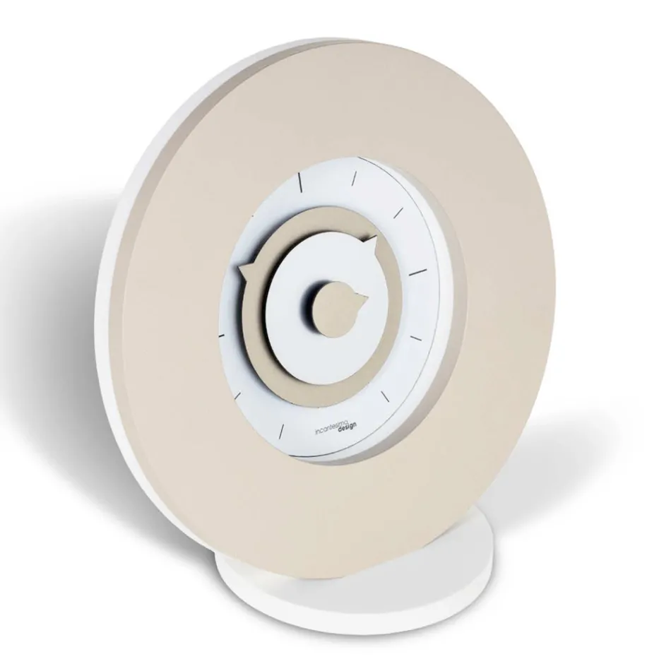 Horloge de table en PVC semi-expansé haute densité fabriquée en Italie - Jolie Viadurini