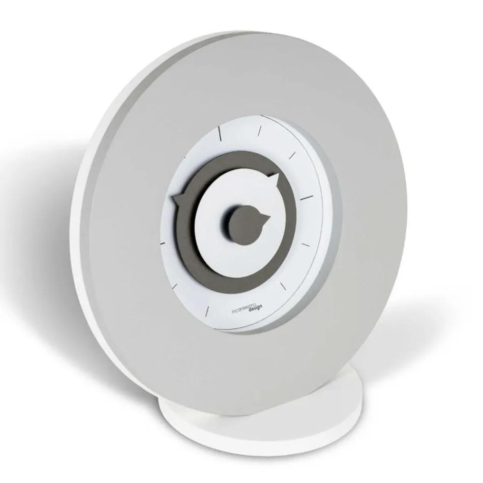 Horloge de table en PVC semi-expansé haute densité fabriquée en Italie - Jolie Viadurini