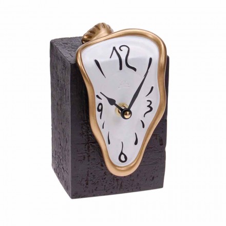 Horloge de table moderne avec mécanisme à quartz Made in Italy - Figaro Viadurini