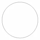 Grande horloge murale ronde en bois de couleur minable - Mécanisme Viadurini