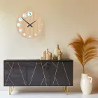 Montre en bois avec imprimé marin fabriquée en Italie - Honduras Viadurini