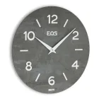 Horloge en MDF couplée à des films en polypropylène fabriquée en Italie - Plus Viadurini