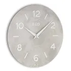 Horloge en MDF couplée à des films en polypropylène fabriquée en Italie - Plus Viadurini