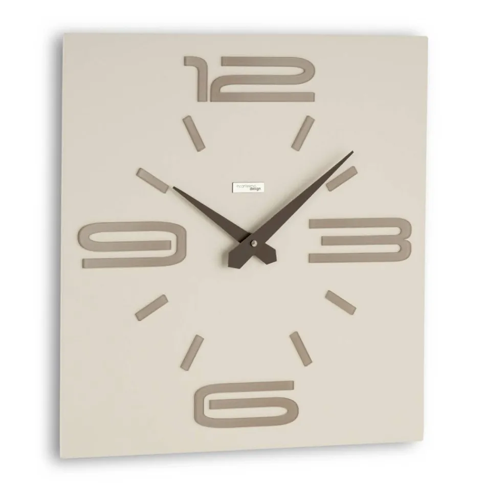 Horloge en méthacrylate coloré et PVC semi-mousse Made in Italy - Riche Viadurini