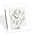 Horloge en méthacrylate transparent et détails chromatiques Made in Italy - Hilly Viadurini