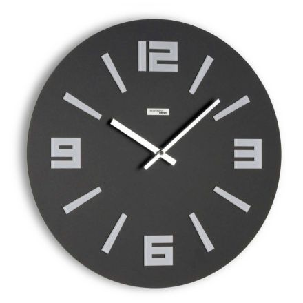 Horloge en PVC semi-mousse et méthacrylate coloré Made in Italy - Common Viadurini