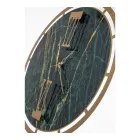 Horloge en fer à 3 aiguilles fabriquée en Italie - Étoile Viadurini