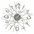 Horloge murale design ronde en fer fabriquée en Italie - Kombo Viadurini